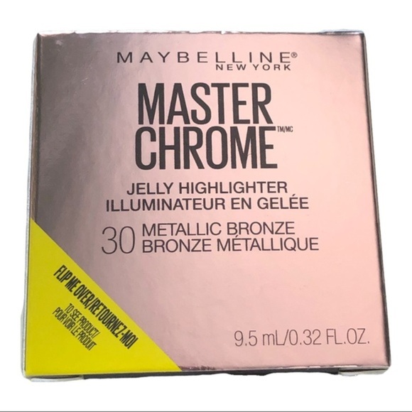 2pc Maybelline set-master chrome jelly highlighter & plum superstay 24 lip color - Picture 9 of 14